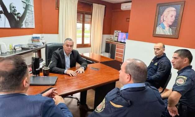 Villa Huidobro: reunión de trabajo en materia de seguridad