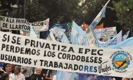 Contra la privatización: trabajadores de EPEC activaron un plan de lucha