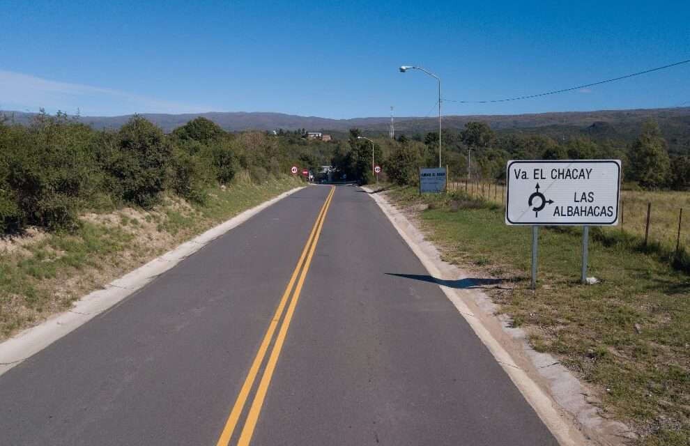 Finalizaron las obras de acceso a Villa El Chacay y Las Albahacas