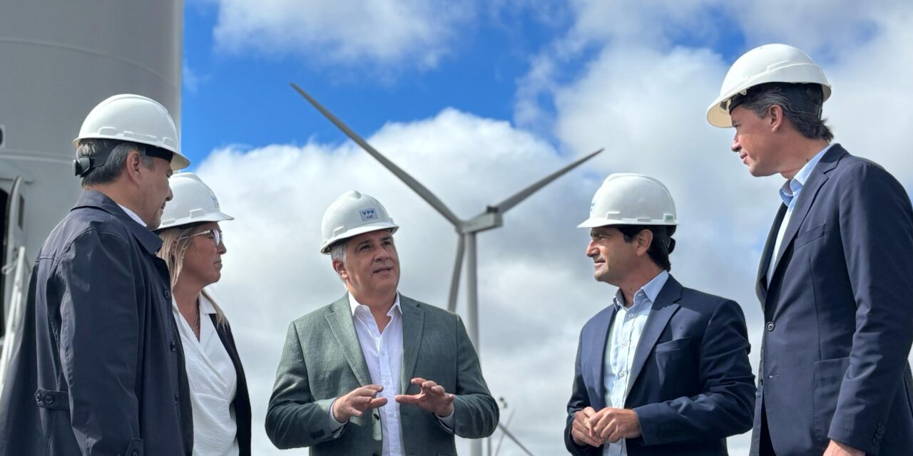 General Levalle: se inauguró el parque eólico con los aerogeneradores más grandes de Argentina