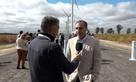 General Levalle: se inauguró el Parque Eólico con los aerogeneradores más grandes de Argentina