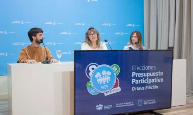 Presupuesto Participativo: Río Cuarto elige entre más de mil proyectos