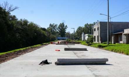 Villa María: avanza la segunda etapa de pavimentació sobre la Avenida Lorenzo Gilli