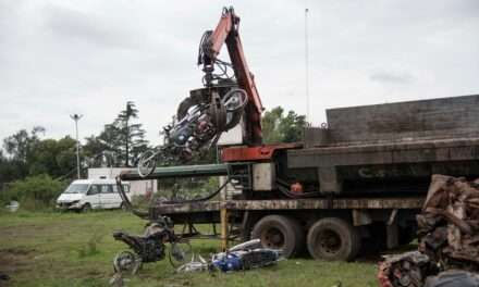 El Municipio de Río Cuarto compactó más de mil motos abandonadas