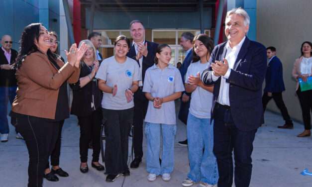 La Carlota: Llaryora inauguró el edificio de la escuela ProA