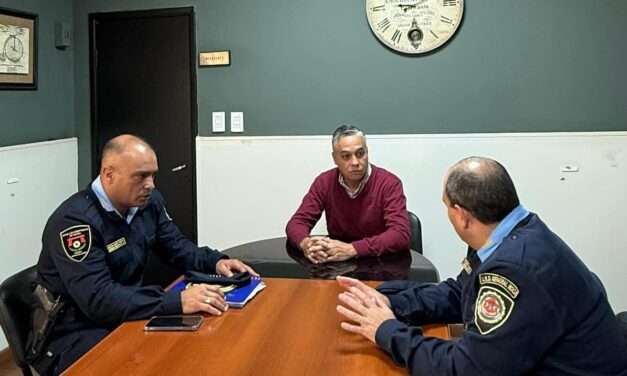 Gestiones para la formación policial en Villa Huidobro