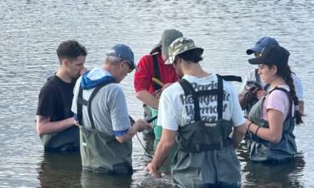UNRC: La FAV presente en la Laguna «La Helvecia» en Canals