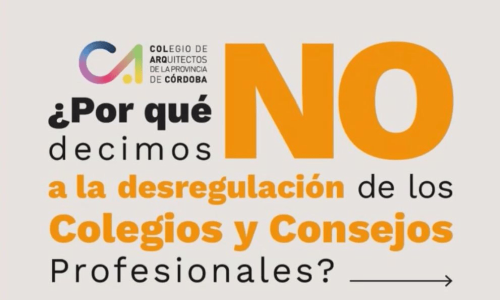 NO a la Desregulación de Colegios y Consejos