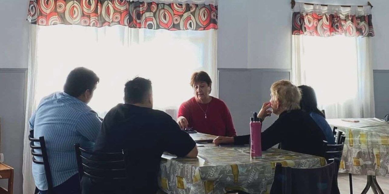 Operativo PAMI en el Centro de Jubilados y Pensionados de La Cautiva
