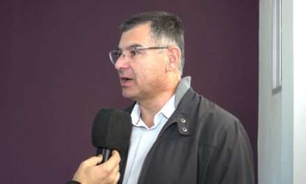 Sergio Gómez acompañó la visita del gobernador a Huanchilla