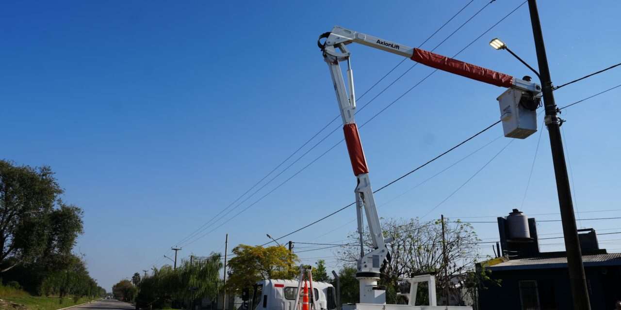 Villa María: se instalaron 45 nuevas luminarias en barrio Evita