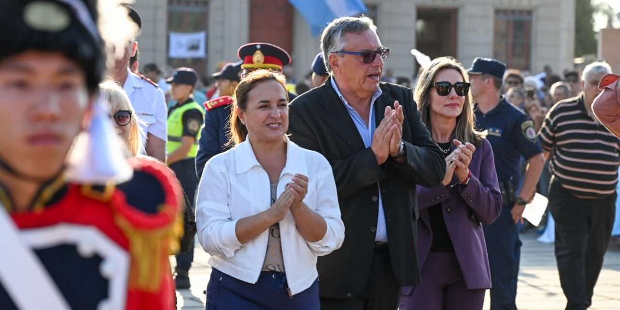 Myrian Prunotto acompañó la procesión en honor al Cristo de la Buena Muerte en Reducción