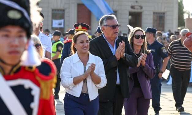 Myrian Prunotto acompañó la procesión en honor al Cristo de la Buena Muerte en Reducción