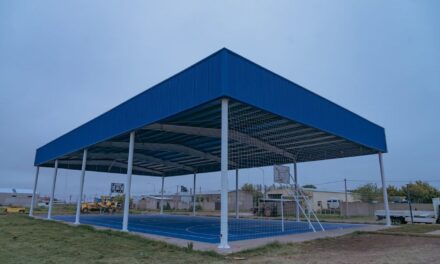 Adelia María: Avanzan las obras en el Polideportivo Social
