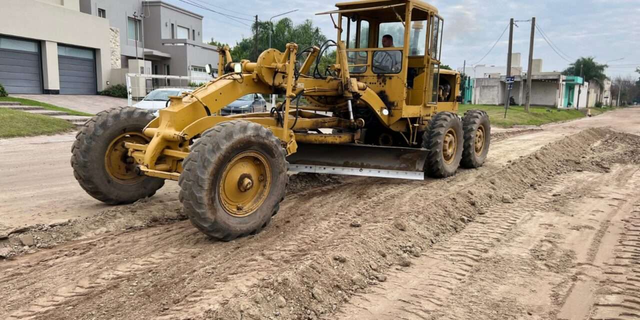 Villa Nueva: Comenzó la obra de pavimentación en avenida Padre Hugo Salvato