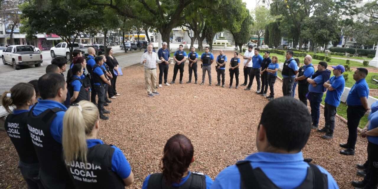 Accastello destacó la labor de la guardia local y se trazaron nuevos objetivos