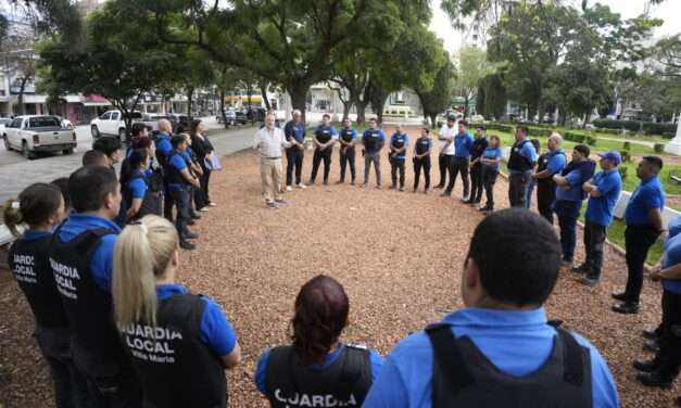 Accastello destacó la labor de la guardia local y se trazaron nuevos objetivos