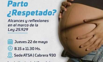 Atsa Río Cuarto Invita al Conversatorio: «Parto ¿Respetado?» en la Semana Mundial del Parto Respetado