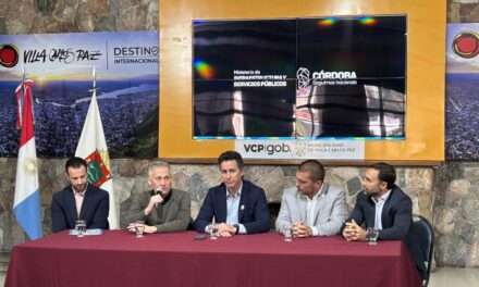 Nuevas obras para Villa Carlos Paz con financiamiento conjunto entre Municipio y Provincia