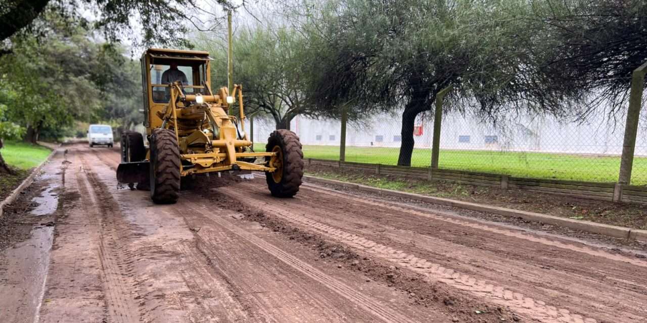 Villa Nueva: Continúan los trabajos de mantenimiento de calles de tierra