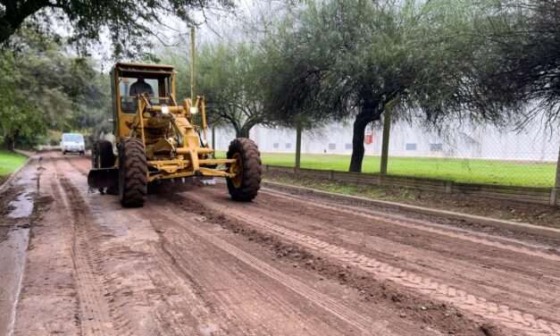 Villa Nueva: Continúan los trabajos de mantenimiento de calles de tierra