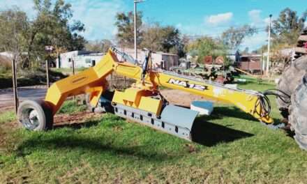 Infraestructura vial: La Cautiva adquirió maquinarias