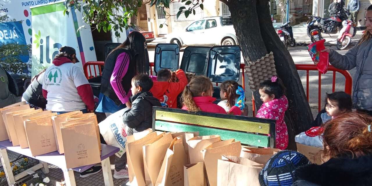 Villa María: Se realizó una nueva jornada de canje saludable
