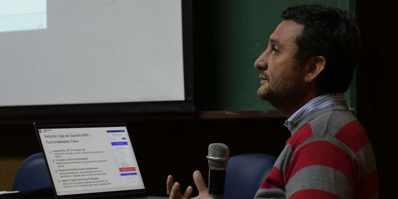 UNRC: El secretario Mauricio Toledo explicó cómo funciona el nuevo Sistema de Guardia Activa