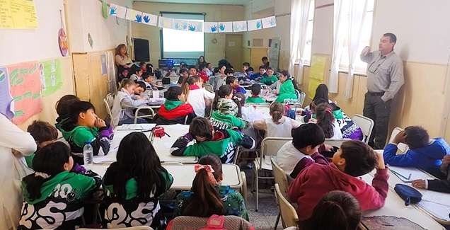 Alumnos de Bengolea participaron de un taller sobre humedales junto a la UNC