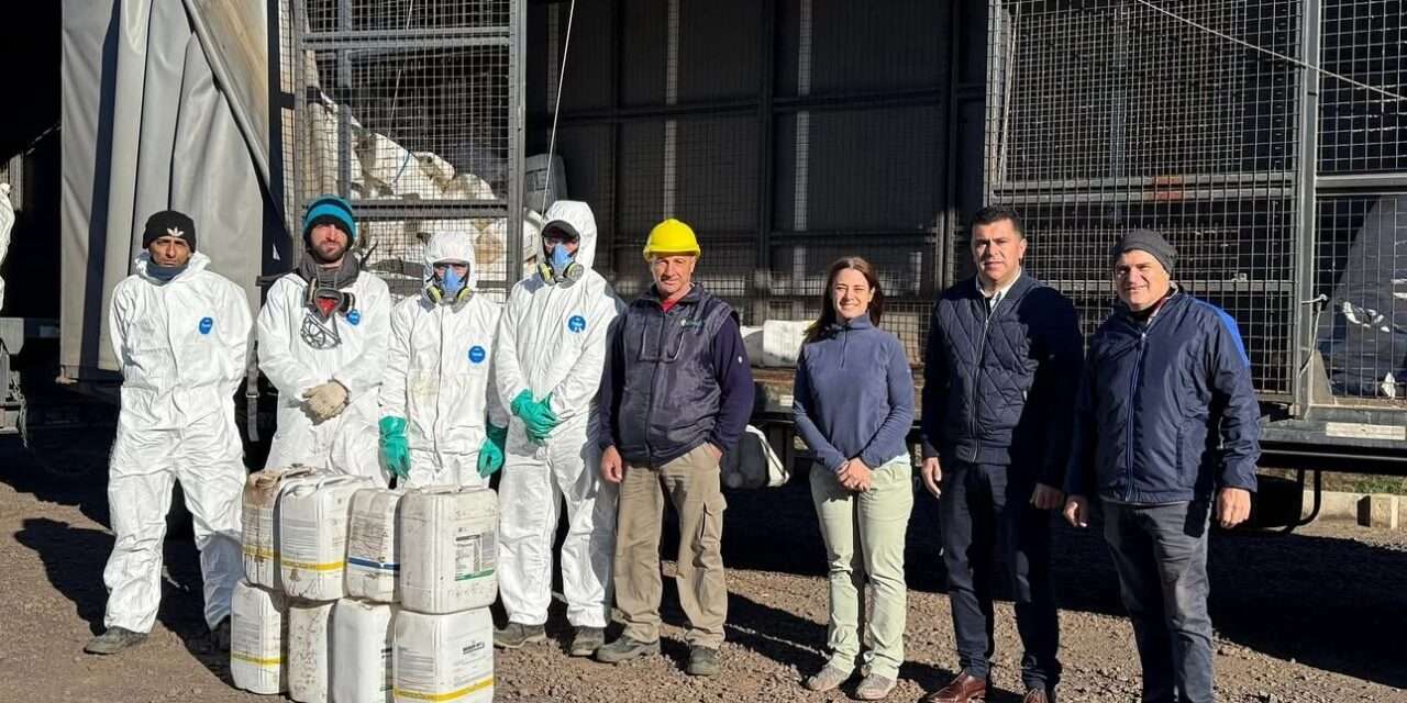 Arias avanza en la gestión responsable de envases fitosanitarios