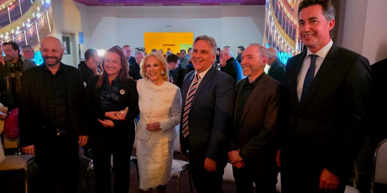 Junto a Mirtha Legrand, Llaryora encabezó el lanzamiento de los Premios Sur que se realizarán en Córdoba