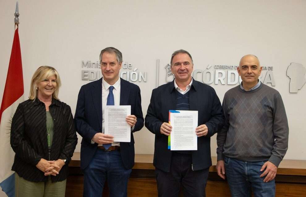 Educación y Vialidad fortalecen la formación técnica en Córdoba