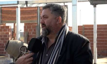 Ucacha: avanza la tercera etapa de la obra del nuevo edificio del IPET N° 409