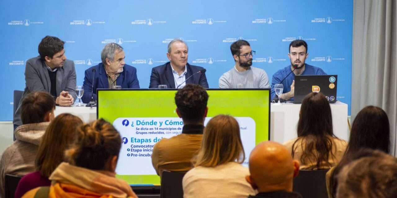 Incubator llega a Río Cuarto para impulsar a emprendedores locales