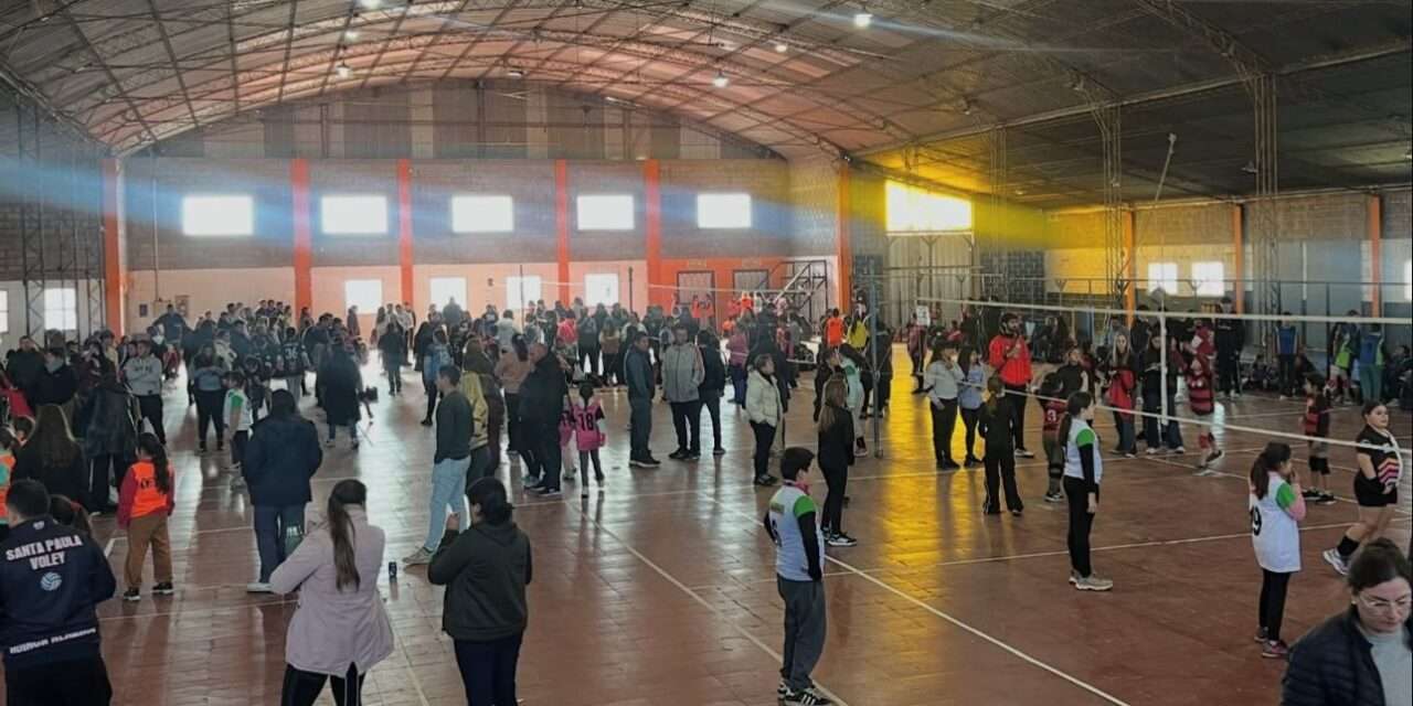 Del Campillo fue sede de un nuevo Encuentro de Mini Vóley con amplia participación regional