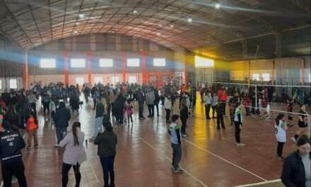 Del Campillo fue sede de un nuevo Encuentro de Mini Vóley con amplia participación regional