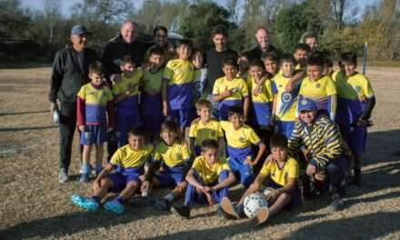 Río Cuarto: Pablo Aimar y el Municipio entregaron materiales deportivos a clubes de la ciudad