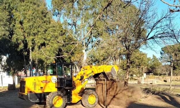 Se renueva el predio del Centro Educativo Domingo F. Sarmiento de Achiras
