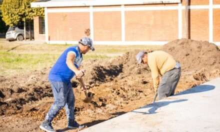 Río Cuarto: Avanza la construcción de los dos nuevos Polideportivo Sociales en la ciudad