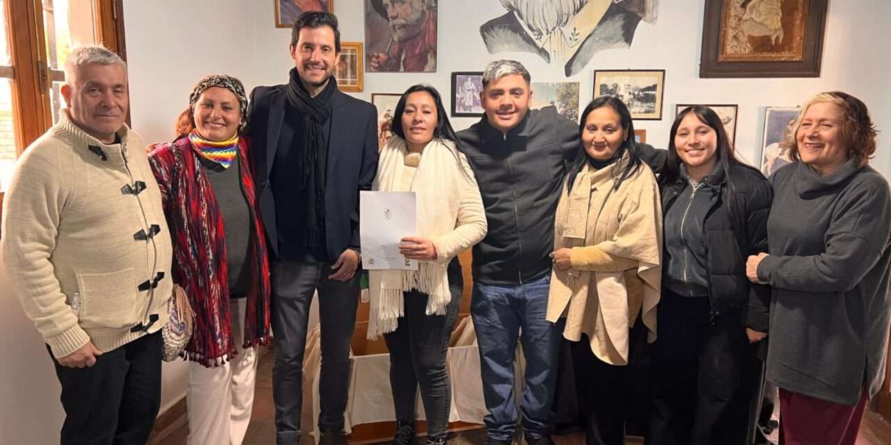 Villa Nueva realizó una restitución histórica a la comunidad Comechingón