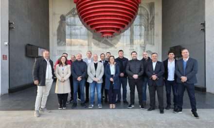 Comenzó la misión a Santiago de Chile con una visita a la Cámara Chilena de la Construcción