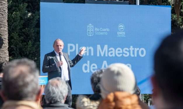 De Rivas presentó el Plan Maestro de Agua 2025/2037 y nuevo equipamiento de trabajo para EMOS