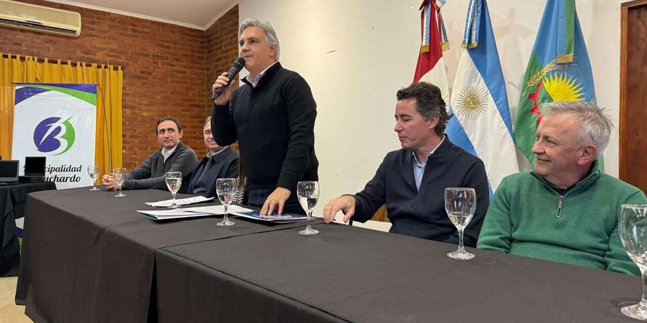 Histórica inversión provincial en Buchardo: gas, agua, educación y obra pública