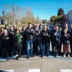 Llaryora inauguró en Villa Huidobro un polideportivo, habilitó obras de pavimentación y anunció inversiones