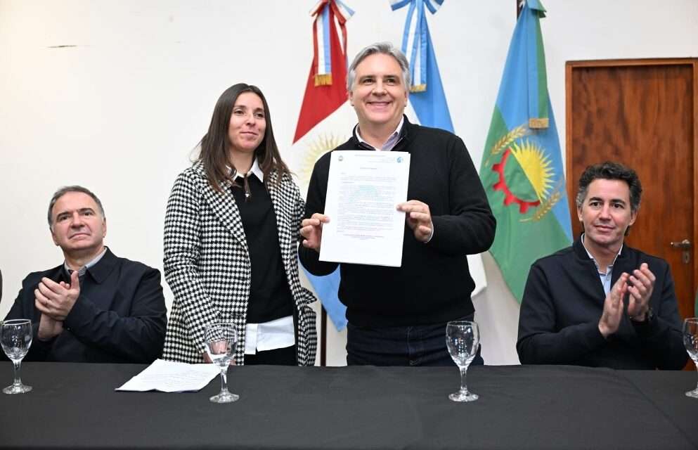 Histórica inversión provincial en Buchardo: gas, agua, educación y obra pública