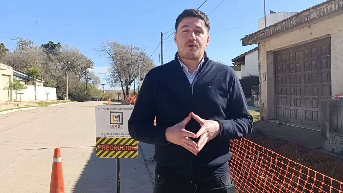 Avanza la segunda etapa de la obra de gas natural en Las Acequias