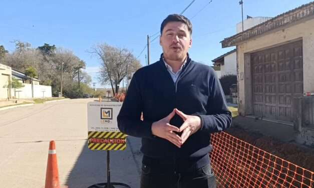 Avanza la segunda etapa de la obra de gas natural en Las Acequias