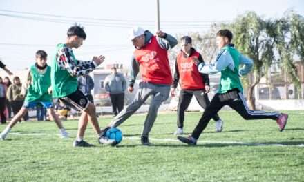 Río Cuarto: Se inauguró la primer cancha de fútbol sintético en el CIC del Barrio Obrero