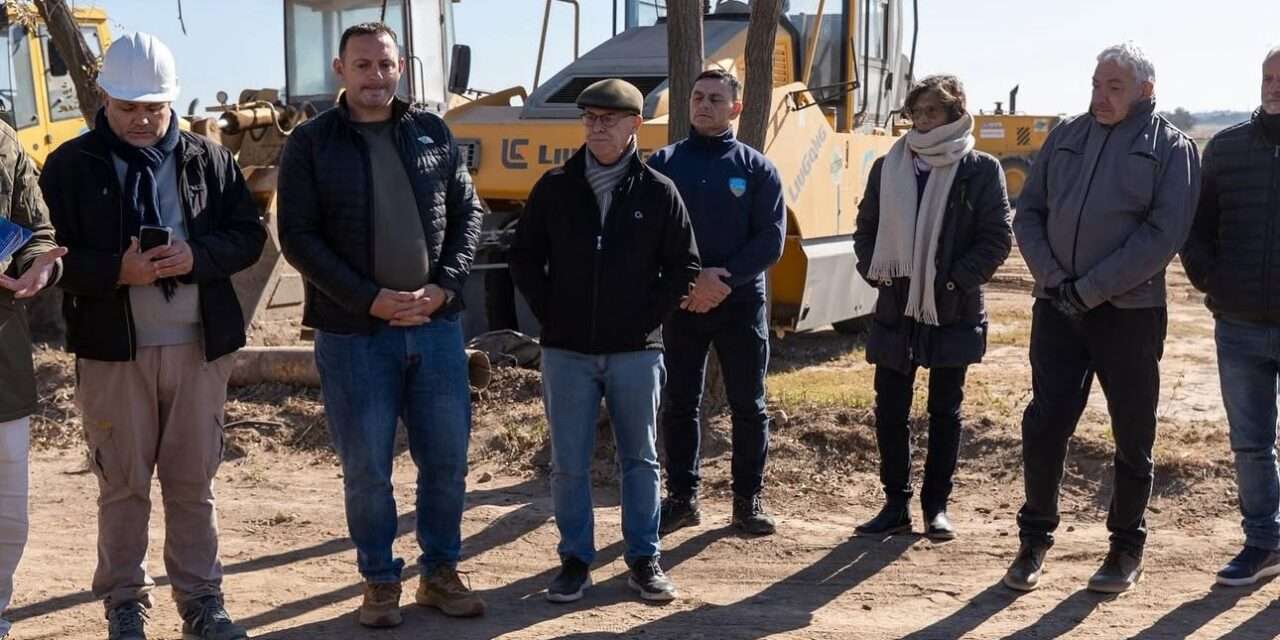 Avanza la obra de saneamiento cloacal en Almafuerte
