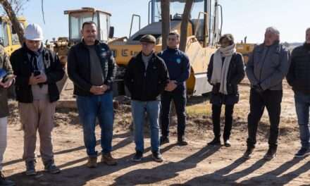 Avanza la obra de saneamiento cloacal en Almafuerte